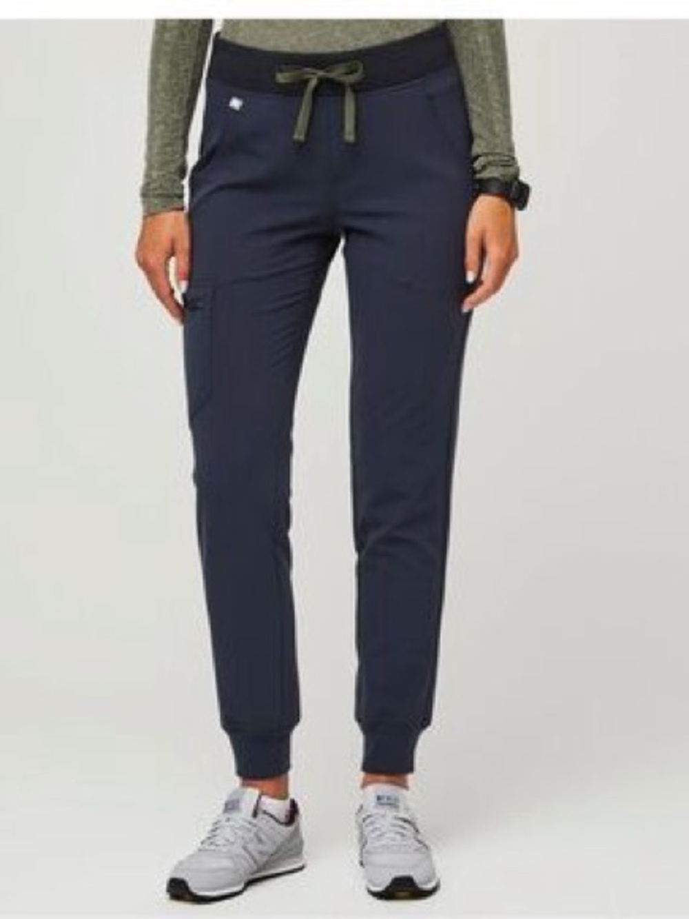 Figs Navy Jogger Pants greey